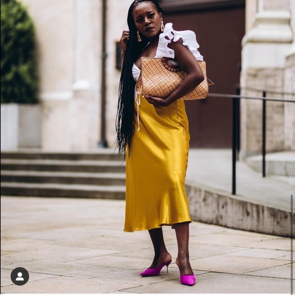 Zara satin effect skirt - Picture 6 of 6